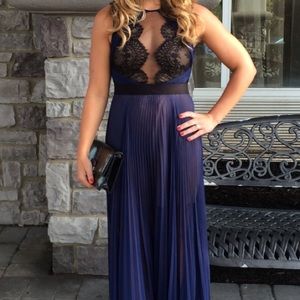 BCBG MaxAzria Long Blue gown